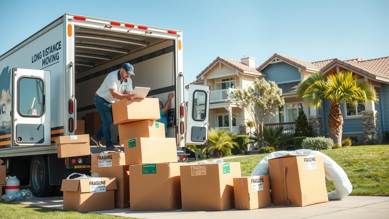 How do I prepare for a long-distance move?