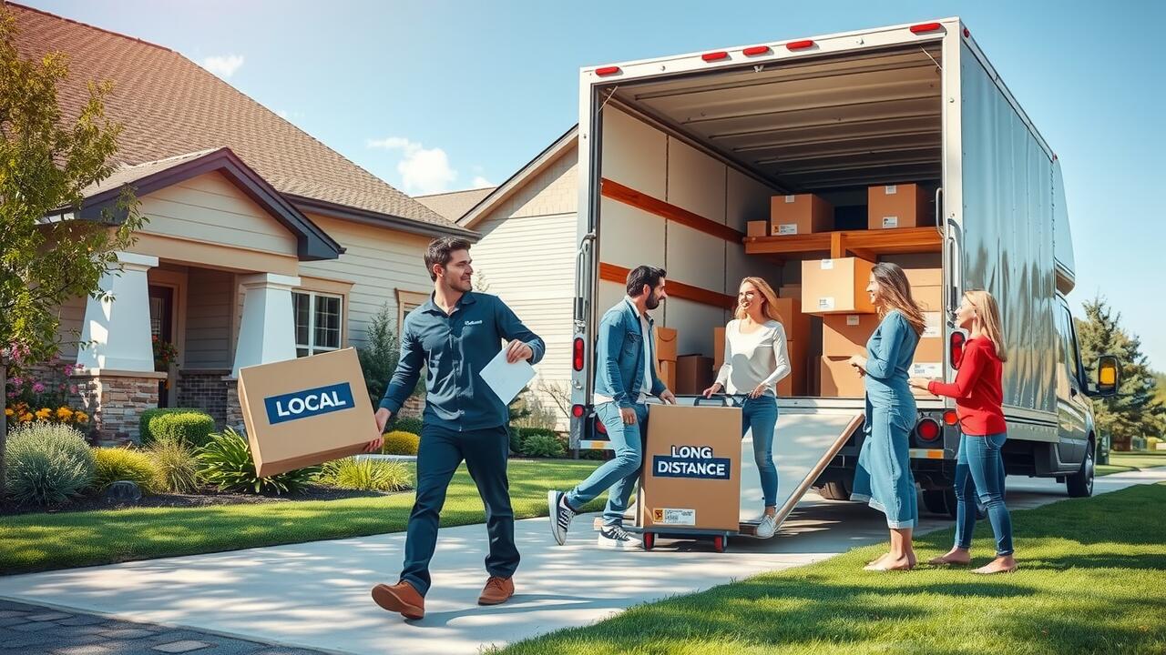How many miles is considered a local move?