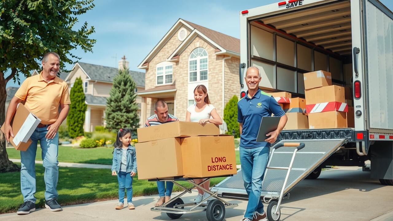 What distance is considered a local move?